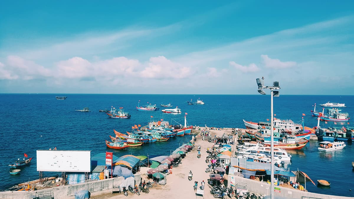 Du thuyền trên vịnh